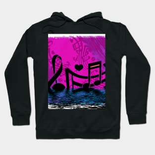 Flooding In - Musical Notes Hoodie